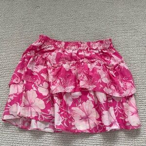 pink loveshackfancy skirt